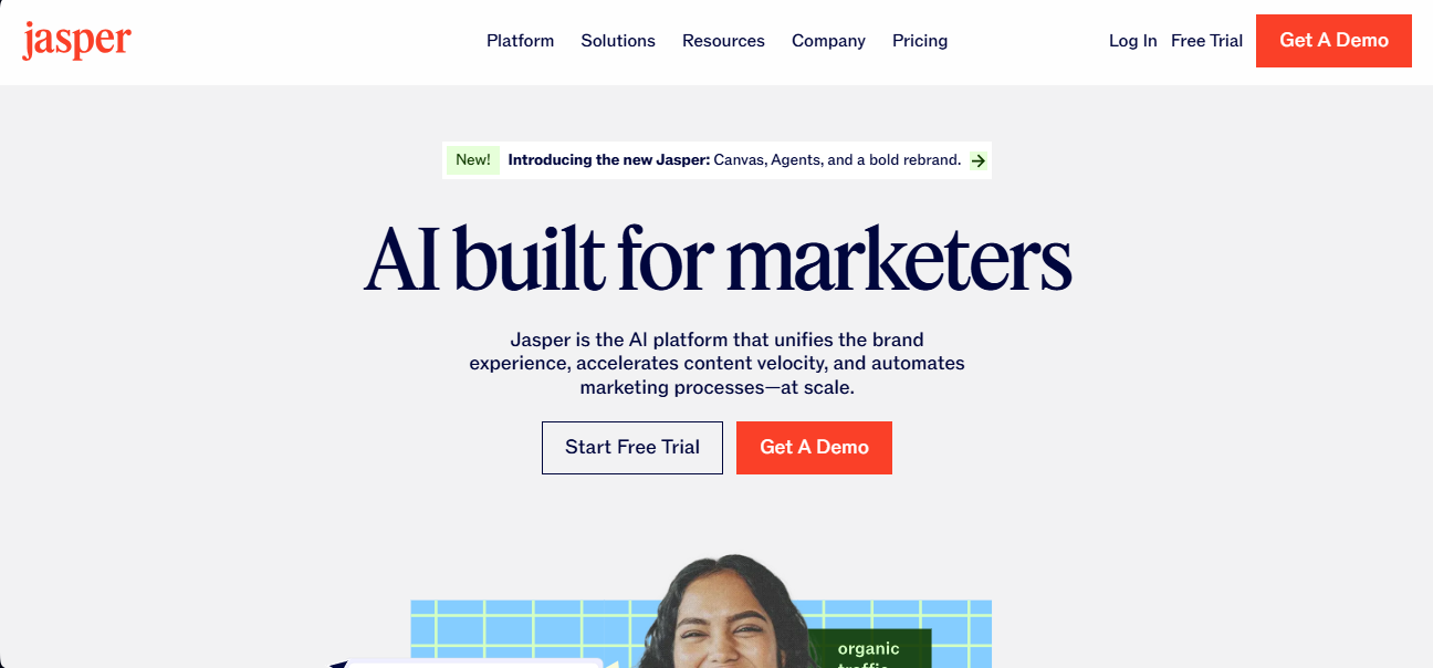 AI SEO Tools jasper.ai